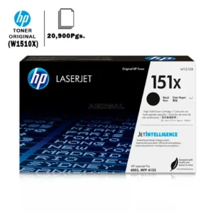Cartucho Toner Hp W1510X 151X Black, Compatible Con Impresoras Hp LaserJet Pro 4003dw / MFP 4103fdw Black 9,700 Páginas. Envíos a Nivel Nacional - Perú.