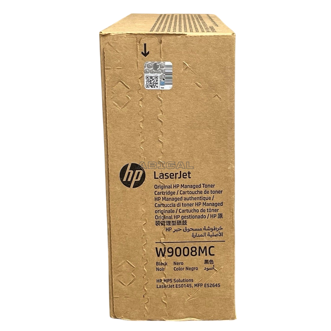 Cartucho De Toner Hp W9008MC Black, Para Impresoras Hp Color LaserJet Managed MFP E50145DN / E52645DN / Flow E52645C, Rendimiento Hasta 23,000 Páginas.