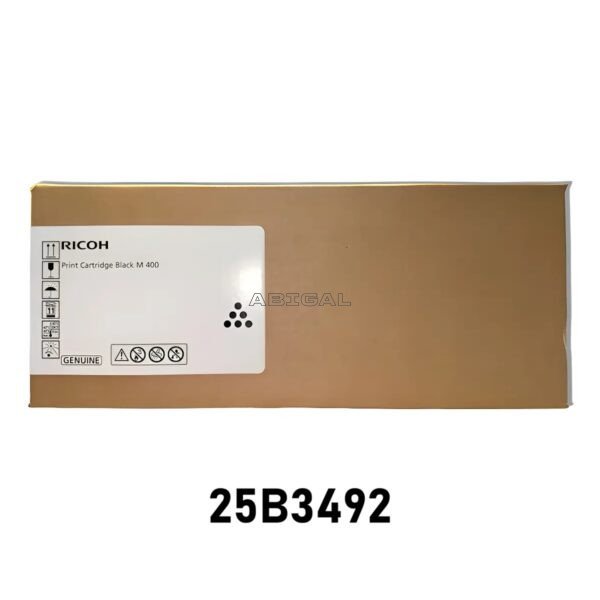 Cartucho De Toner Ricoh M 400 (25B3492) Black, Para Impresoras Multifunción Ricoh M 400 / M 400FW, Rendimiento Hasta 20,000 Páginas.
