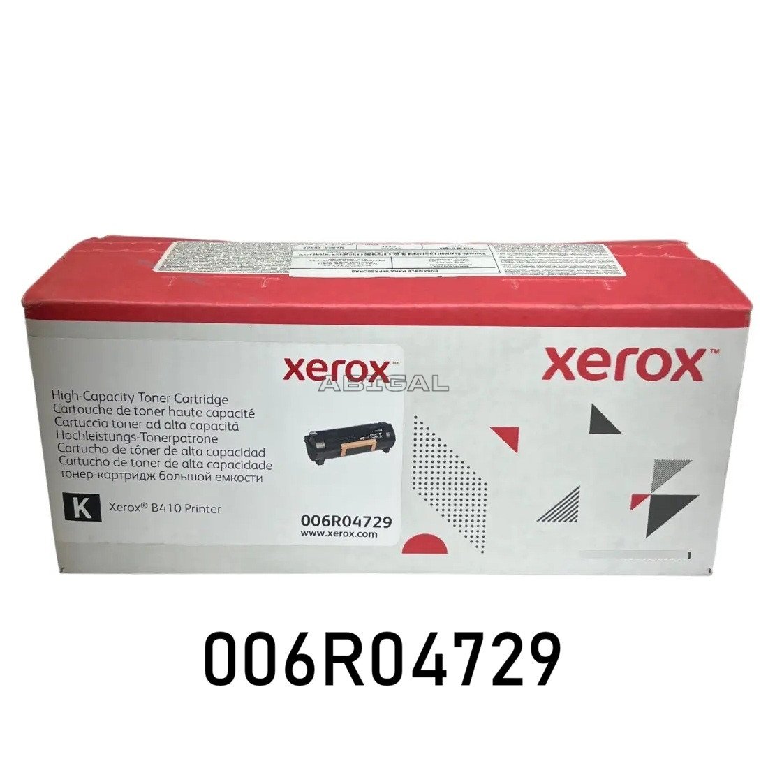 Cartucho De Toner Xerox 006R04729 Black, Para Impresoras Xerox B410 / VersaLink B415 Rendimiento Hasta 14,000 Páginas